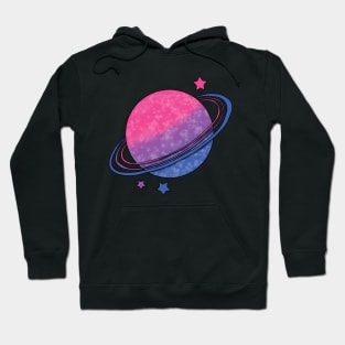 Planet bisexual pride Hoodie